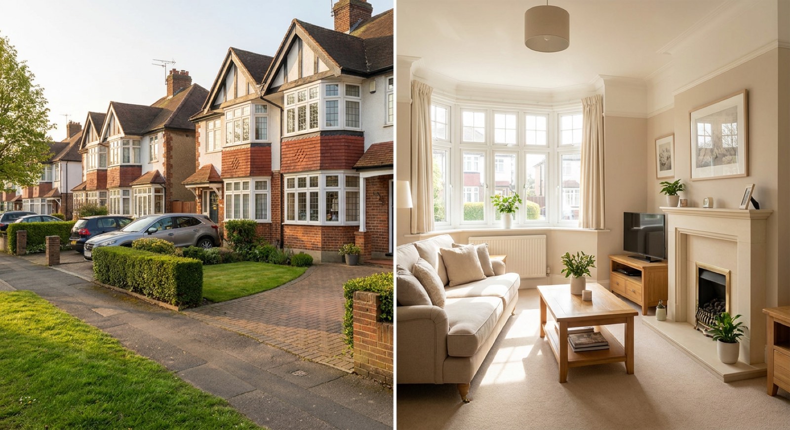 Typical housing in Sutton